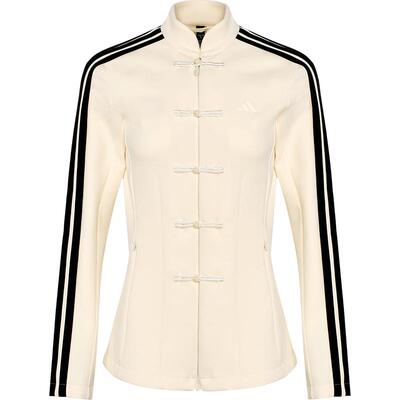 阿迪达斯女士修身运动时尚外套