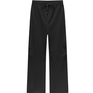 爱居兔时尚降落伞裤女2025年春季新款宽松垂感显瘦休闲裤