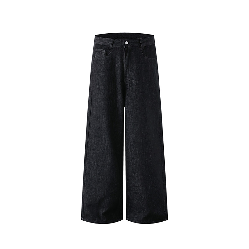 【F383】阔腿原牛cleanfit牛仔裤