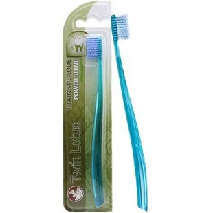 泰国twinlotus双莲螺旋磨毛成人牙刷去牙渍专用清洁口腔不伤牙龈