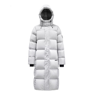 君羽800蓬羽绒服女过膝长款冬季新款抗寒加厚长款鹅绒服女295