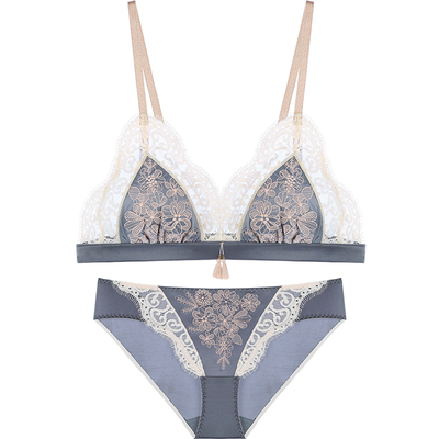 内衣夏季薄款文胸法式三角杯