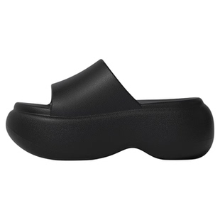 chikoku雪糕7cm厚底拖鞋女款外穿增高时尚百搭通勤小个子专属防滑