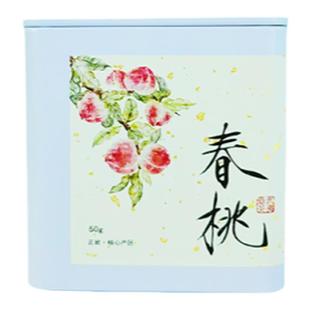 春桃茶叶武夷岩茶正岩蜜桃香大红袍高端高香品种茶50克铁罐装试喝