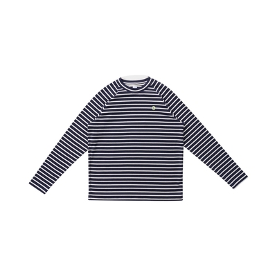 AnKoRau安高若磨毛条纹长袖T恤