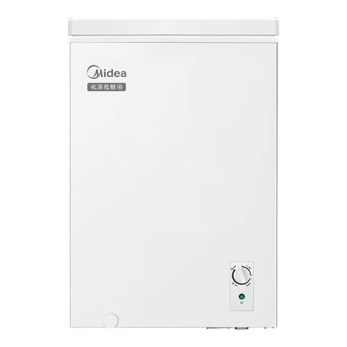 美的小冰柜70L家用小型冷柜商用冷冻柜冷藏两用节能迷你电冰箱241