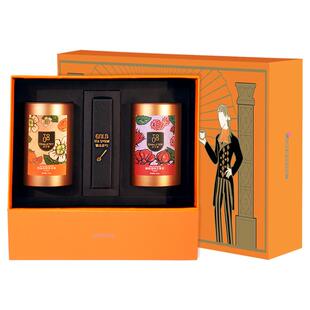 茶乐媞朗姆酒味花果茶茉莉花茶果味茶节日高档商务礼盒2罐装300g