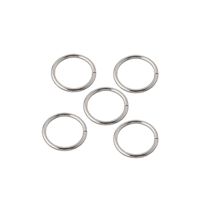 100个不褪色不锈钢钛钢开口圈连接圈扣环小圆圈diy材料饰品配件