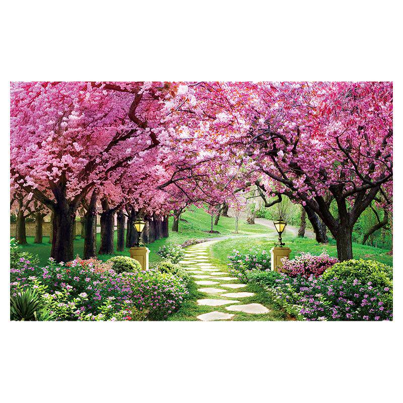 山水风景画墙贴自粘装饰画壁画