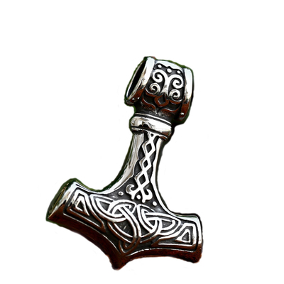 维京吊坠钛钢五角星狐狸牛头饰品