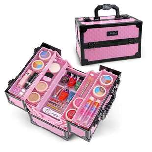 杜莉莎儿童化妆品组合套装无毒女孩舞台妆化妆盒女孩玩具生日礼物