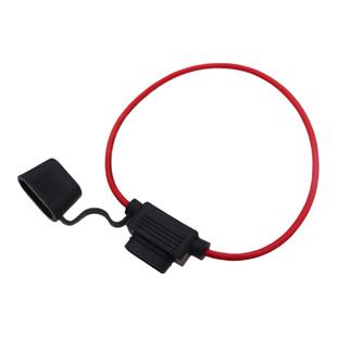 防水保险丝座 汽车保险丝熔断保险丝 电瓶车 摩托车 带线保险丝