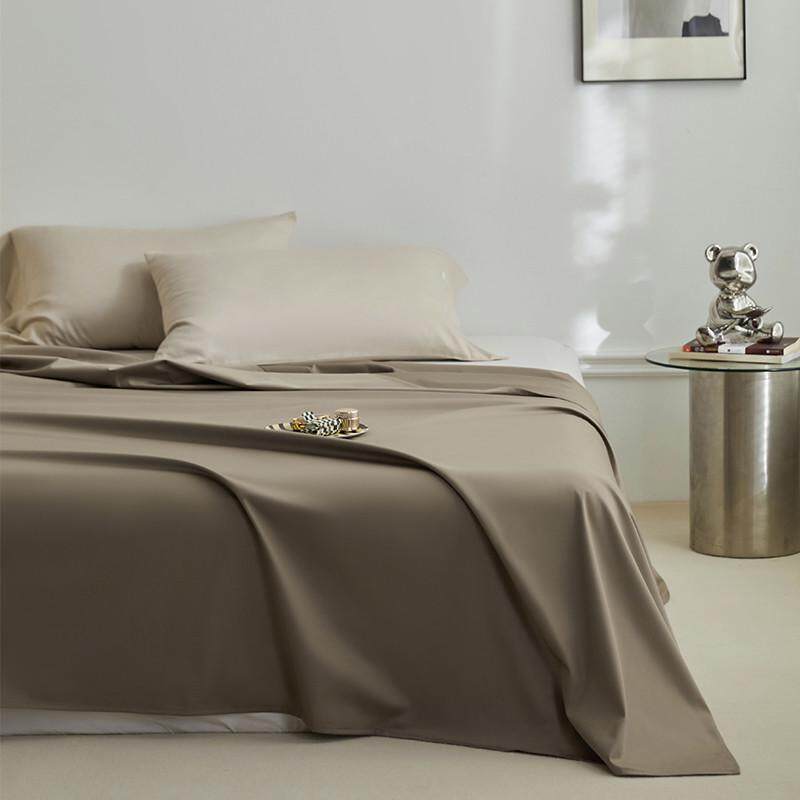 A类高级100S长绒棉床单单件纯棉全棉床笠单人被罩枕套被套三件套