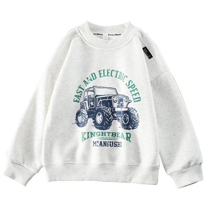 男童加绒卫衣秋冬季新款