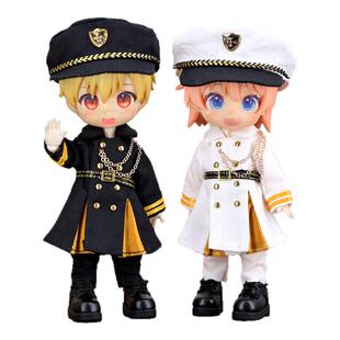 ob11娃衣 制服大衣套装 酷帅娃娃衣服 gsc p9 molly 12分bjd 外套