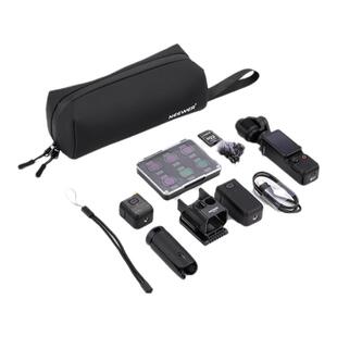 纽尔适用大疆OsmoPocket3收纳包运动相机配件包PK3手持收纳箱便携包手提口袋云台相机滤镜保护壳防摔大容量