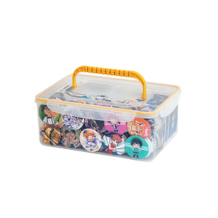 工具箱收纳家用手提透明长方形五金配件小工具盒大号加厚塑料整理