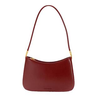 GXFMOD小众品牌高级感牛皮包包女红色法棍包2025春夏洋气腋下包