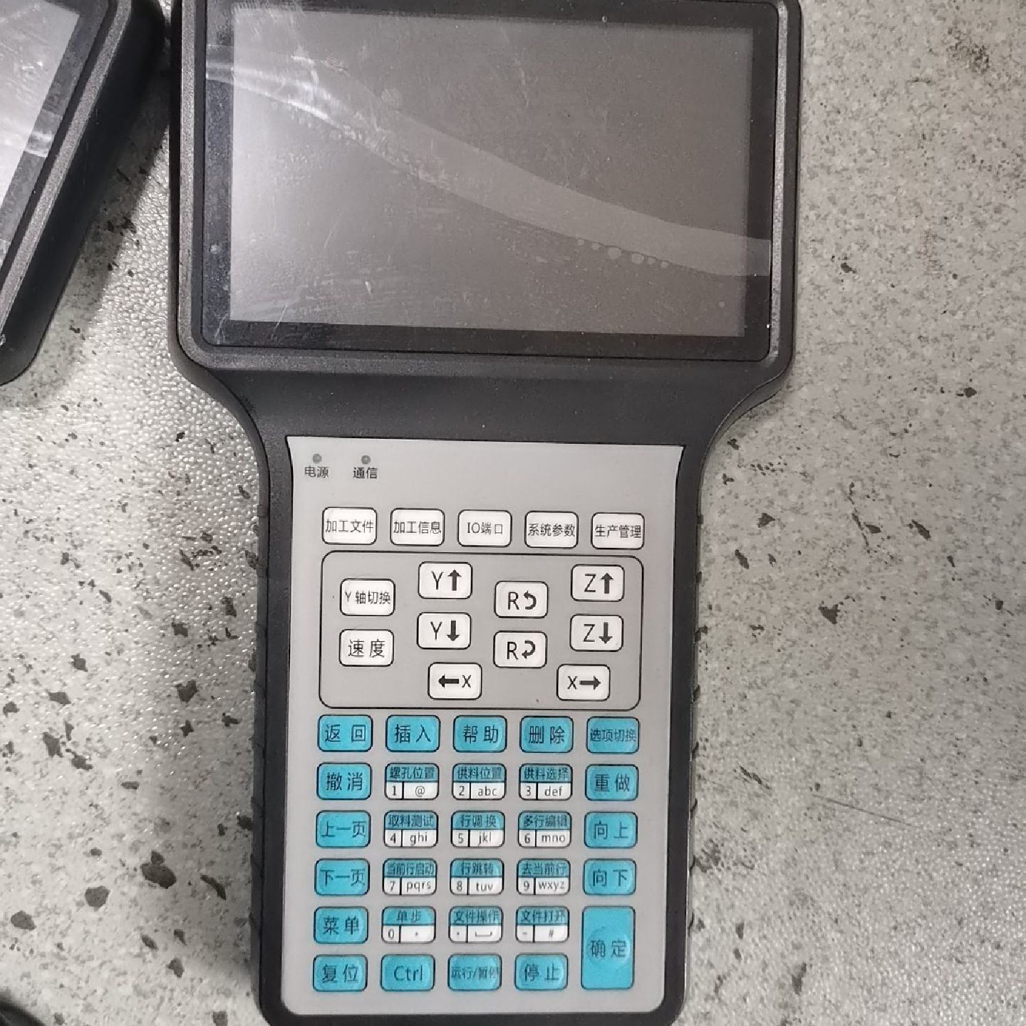 议价四轴锁螺丝机控制器操作手柄，二手拆机，功能包好，成色漂亮