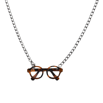 搞怪眼镜项链男女生墨镜情侣款