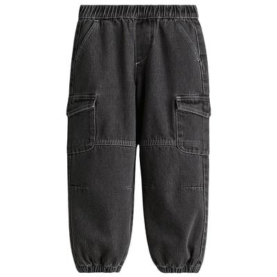 HM童装儿童男童25秋季牛仔裤仿工装牛仔慢跑裤1308757