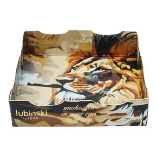 Lubinski一次性雪茄烟灰缸便携时尚个性耐高温纸制日抛型持烟灰器