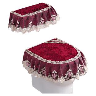 马桶坐垫三件套布艺拉链式防尘抑菌保暖坐便垫套圈通用水箱盖巾罩