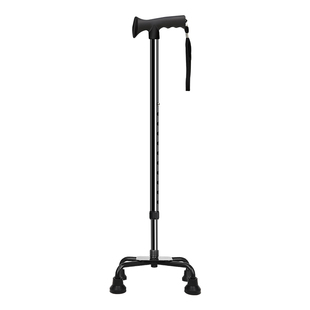 乐来福老人拐杖轻便伸缩手杖防滑稳固四脚拐棍老年人便携助行拐杖