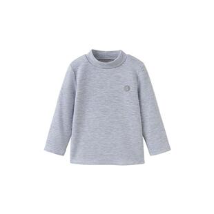 babylove宝宝保暖上衣秋冬蚕丝羊绒半高领打底衫儿童衣服头等舱