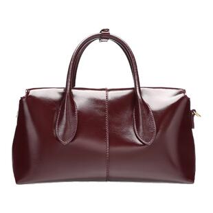 红谷包包女2026新款真皮单肩手提包通勤高级感波士顿枕头包女士包