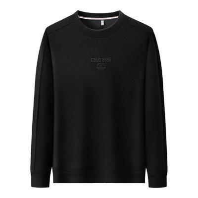 冬装加绒加厚男帅气长袖t恤卫衣