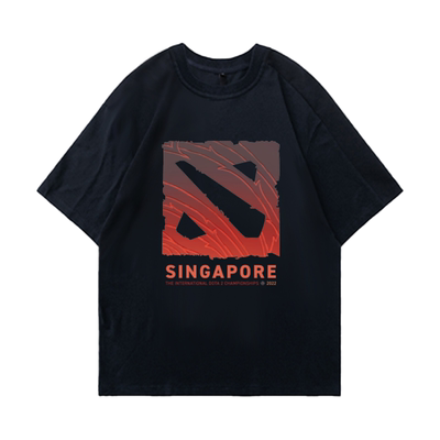 完美世界电竞DOTA2赛事主题T恤
