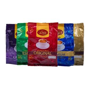 老挝进口DAO刀牌咖啡提神防困意式三合一速溶500g 咖啡粉黑咖啡