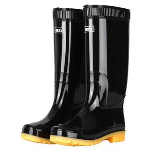 回力雨鞋高筒防滑牛筋底水鞋男中筒雨靴短筒耐磨洗车钓鱼水鞋男士