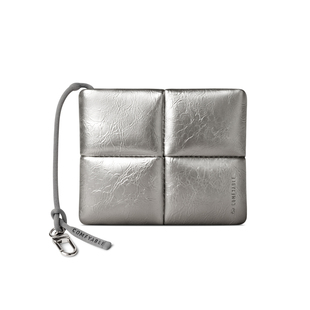 Comfyable耳机包适用AirPods4/3保护套Pro3/2代收纳包磁吸小众简约PU银色