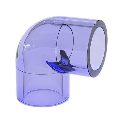 透明90度弯头鱼缸直弯硬配件管件