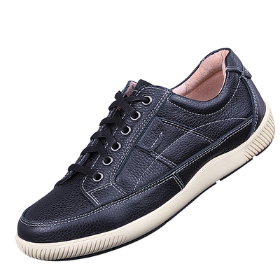 外贸鞋子男真皮男士休闲板鞋百搭潮流运动板鞋头层牛皮休闲皮鞋男