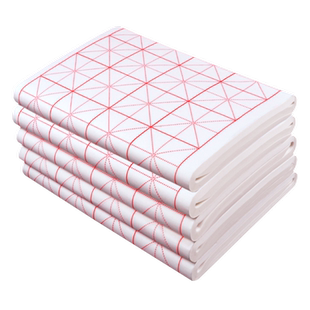 毛笔字练习纸宣纸书法专用纸米字格书法练字纸半生半熟练习用纸软笔书法练习纸生宣米格宣纸书法作品纸带格子