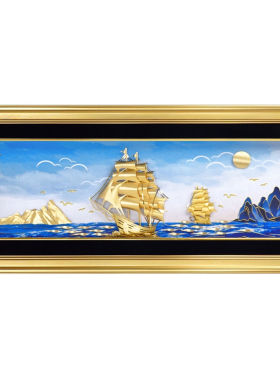 一帆风顺居家装饰画金悦珍品