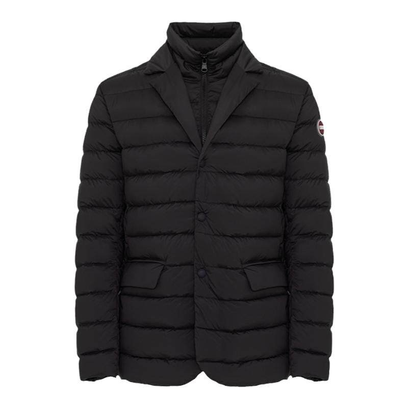 意大利Colmar品牌男士西装立领羽绒服假两件外套商务休闲高端奢品