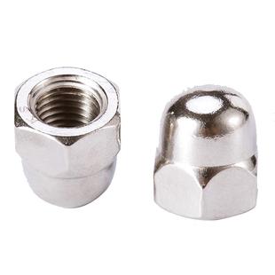 304不锈钢盖形螺母M3M4M5M6-M24外六角圆形装饰装潢盖型螺帽盖帽