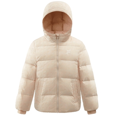 FILA斐乐儿童羽绒服女童2025年冬季新款大小童休闲宽松常规羽绒服