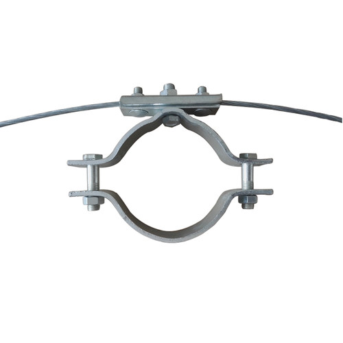 镀锌单吊线抱箍拉线抱箍电线杆路油木杆水泥杆抱箍通信电力器材