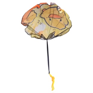 儿童小黄鸭手抛降落伞户外运动玩具幼儿园吃鸡空投户外游戏小道具