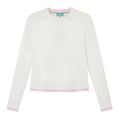 innplanet26春新款百搭休闲少女闪粉蝴蝶结打底衫上衣PO31BL011A