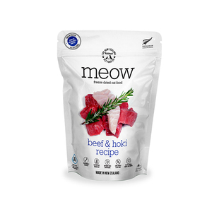 新西兰进口meow宠物猫咪冻干零食无谷主粮负鼠牛肉羊肉幼猫成猫粮