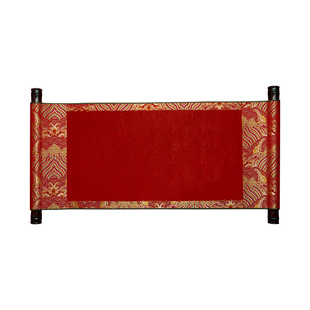 婚书自己写手卷空白卷轴手写聘书结婚印章中式订婚书宣纸书法高级