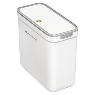 垃圾桶家用卫生间壁挂式2026新款带盖夹缝厕所宿舍客厅厨房专用桶