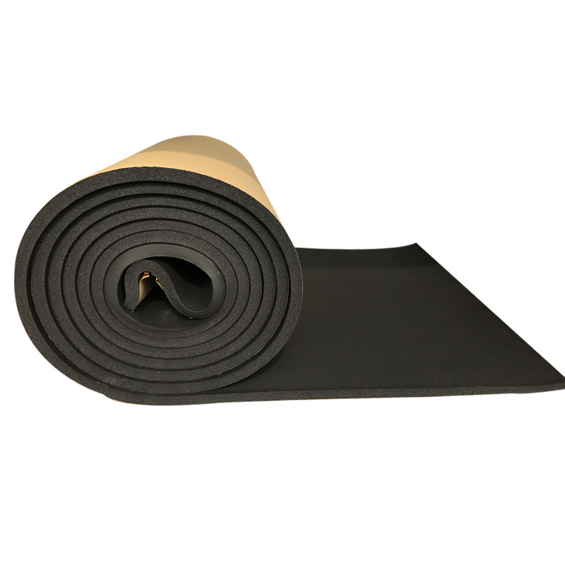 橡塑棉保温棉自粘高密度隔热棉阳光房屋顶空调防冷凝水管道隔音棉