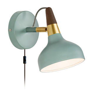 壁灯卧室床头灯免接线阅读灯插电带插头开关壁挂台灯【特蕙清仓】